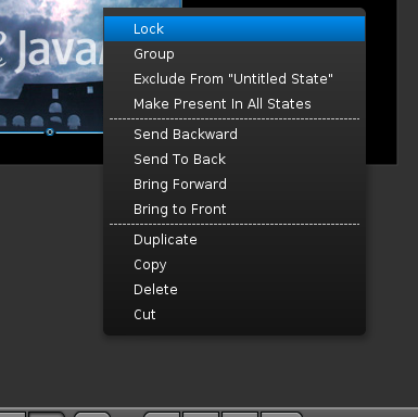 menu-alpha Menus as used in the Authoring Tool