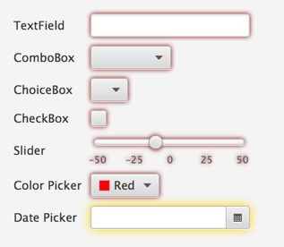 CSS decorations showing how validation failed.